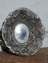 Oude Vintage Verzilverde Mand Broodmand Silverplate