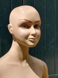 Oude Vintage Paspop Etalagepop Mannequin Italie Jaren 50