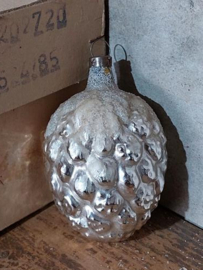 Oude Antiek Vintage Kerstbal 6446 Dennenappel Bes