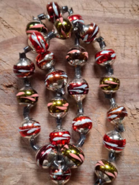 Oude Antiek Vintage Kralenslinger 8977 Kralenketting Mercury Garland