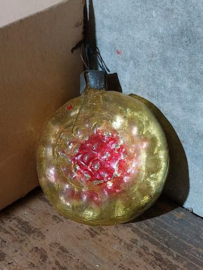 Oude Antiek Vintage Kerstbal 7059 Lampion