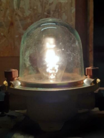 Oude Vintage Scheepslamp Bully Tafellamp Lamp