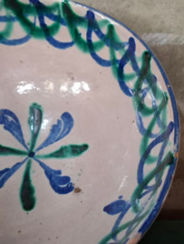 Oude Antieke Spaanse Schaal Fajalauca Lebrillo Bowl