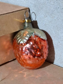Oude Antieke Kerstbal 8681 Aardbei