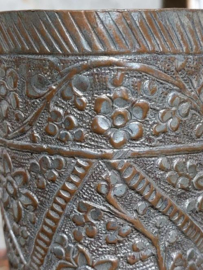 Oude Antieke Koperen Metalen Beker Bruidsbeker Lasso Bruiloft
