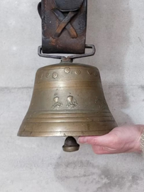 Oude Antiek Bronzen Zwitserse Alpine Glocken Koebel Gebr. Biaggi