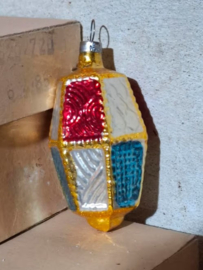 Oude Antieke Kerstbal 8739 Lampion