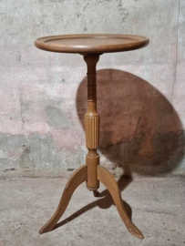 Oude Brocante Bijzettafel Plantentafel Piedestal