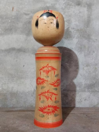 Oude Vintage Japanse Kokeshi Houten Pop Doll Naruko XL