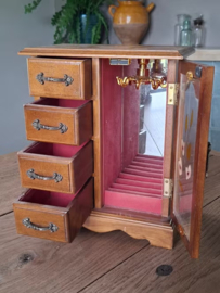 Oud Vintage Sieradenkastje Bijoux