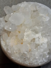 Kwarts Calciet Geode Bol op Sokkel Kristallen - Edelsteen