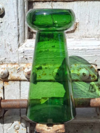 Oud Antiek Hyacintglas Bloembollenglas Groen