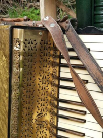 Oude Vintage Muziek Trekharmonica Accordeon in Koffer