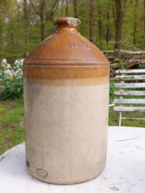 Oude Antieke Aardewerk Engelse Rum Kruik WO1 S.R.D. F.Brayne