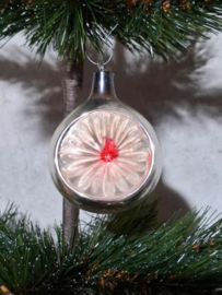 Oude Antieke Kerstbal 8513 Ajeko Deukbal Zonnetje