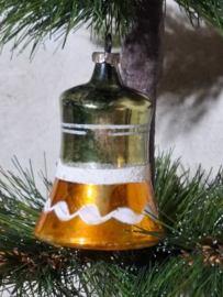 Oude Antiek Vintage Kerstbal 10148 Klokje