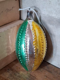 Oude Antiek Vintage Kerstbal 7267 Pegel
