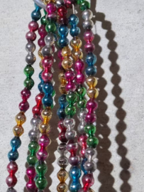 Oude Antiek Vintage Kralenslinger 10155 Kralenketting Garland Bont