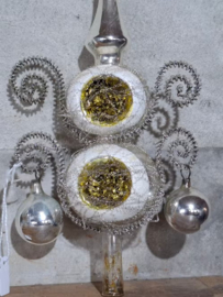 Oude Antiek Vintage Kerstbal 8958 Piek Bellenpiek