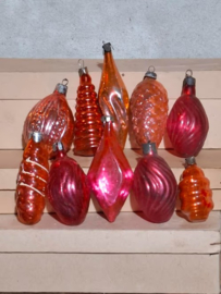 Oude Vintage Kerstballen Oostblok 111241 Hangers