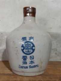 Oud Antiek Vintage Shoyu Soja Flesje Japan