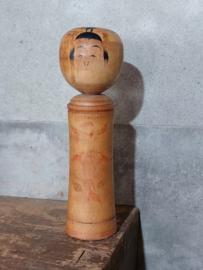 Oude Vintage Japanse Kokeshi Houten Pop Doll