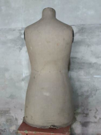 Oude Antieke Mannequin Buste Paspop Stockman Fors Model