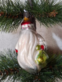 Oude Antiek Vintage Kerstbal 9858 Kerstman USSR