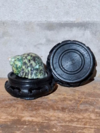 Oud Vintage Chinees Houten Onderzetter Sokkel Plateau