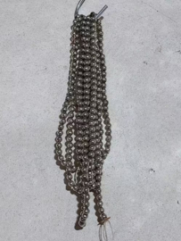 Oude Antieke Kerstbal 7494 Kralenslinger Kralenketting Kralen Slinger Zilver