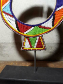 Oude Afrikaanse Ketting Halsversiering Masai Kenia