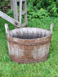 Oude Houten Whiskey Ton Plantenbak Orangerie