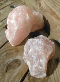 Roze Ruwe Rozenkwarts Steen - Mineralen Ruw 700-900 gram