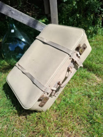 Oude Antiek Vintage Koffer Reiskoffer