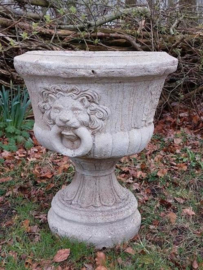 Oude Antiek Brocante Franse Monumentale Betonnen Tuinvaas