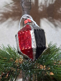 Oude Antiek Vintage Kerstbal 10392 Lampion
