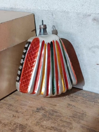 Oude Antieke Kerstbal 7589 Accordeon Harmonica ZELDZAAM