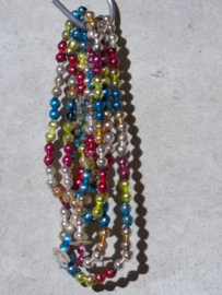 Oude Antiek Vintage Kralenslinger 10156 Kralenketting Garland Bont