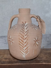 Oude Antiek Vintage Waterkruik Kruik Aardewerk Griekenland