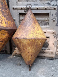 Oude Vintage Metalen Drijver Boei