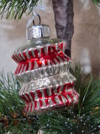 Oude Antiek Vintage Kerstbal 10178 Lampion