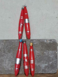 Oude Vintage Kerstballen 7385 Set Pegels