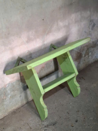 Oude Brocante Regaal Console Kapstok Wandplank