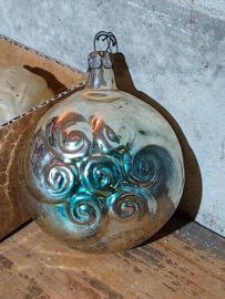 Oude Antieke Vintage Oostblok Kerstbal 6149 Lampion