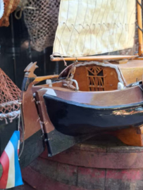 Oude Vintage Maritieme Modelboot Botter