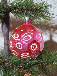 Oude Antiek Vintage Kerstbal 10122 USSR Lampion