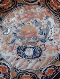 Oude Antieke Japanse Goud Imari Schotel Bord