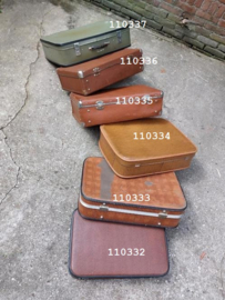 Oude Antiek Vintage Koffer Assortie