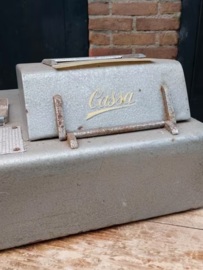 Oude Antiek Vintage Kassa Cassa Eversafe