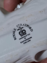 Oude Vintage Engels Porseleinen Bloemstuk Royale Stratford